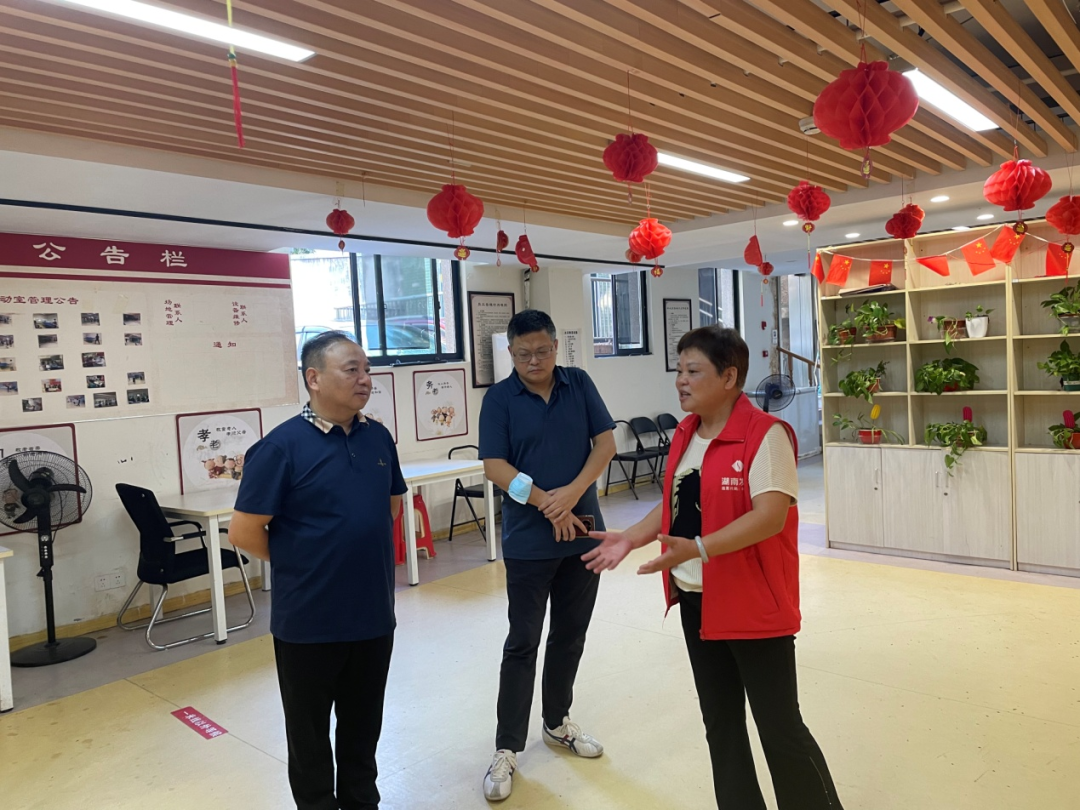 黄志刚、苏千里带队赴开元（中国）-开元（中国）社区居家养老服务站点督查安全生产工作